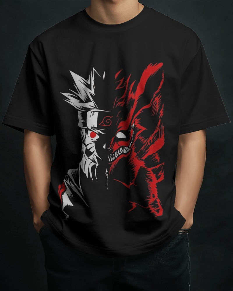 NARUTO ANIME Design- Oversized Men Tshirt