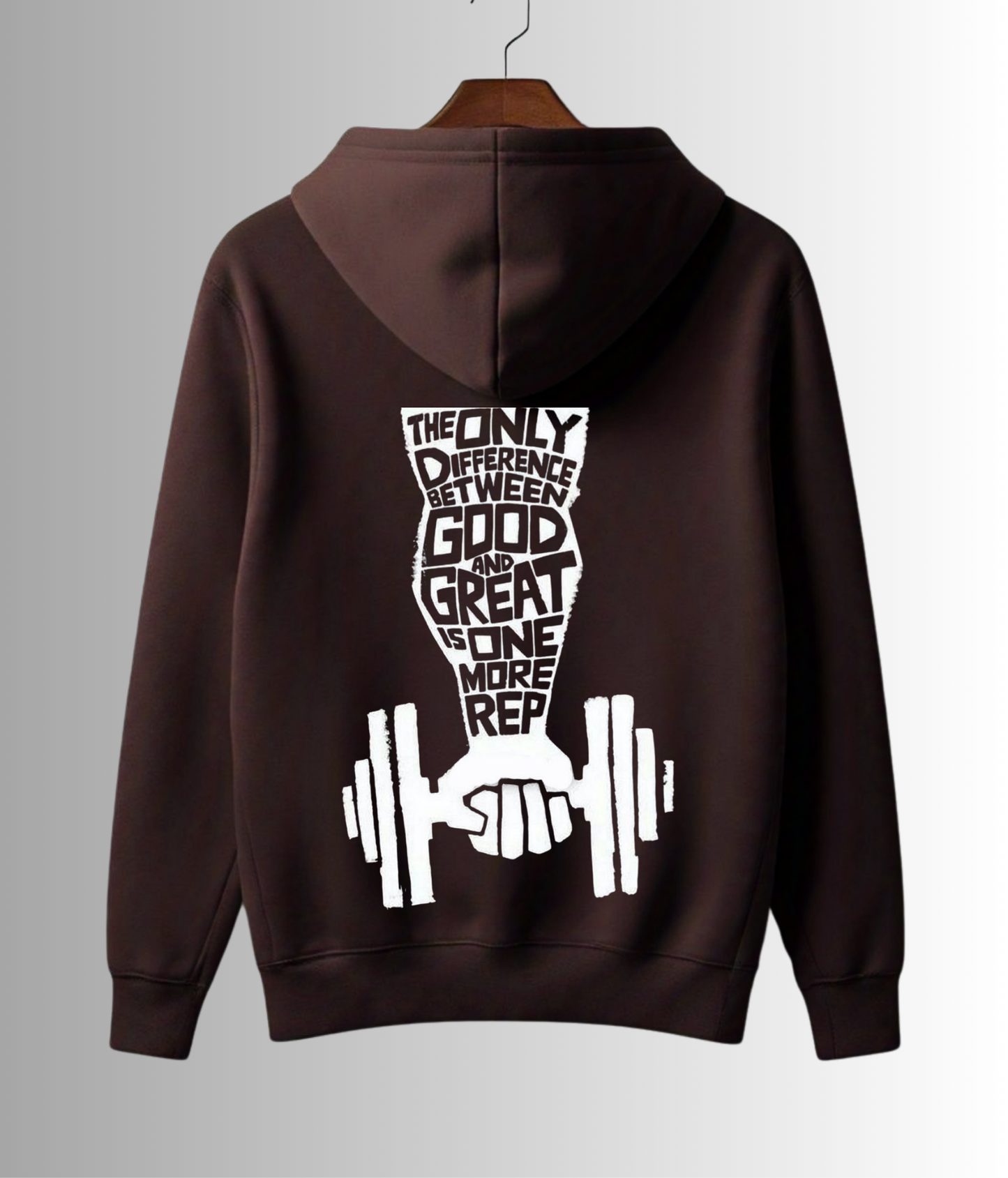 The only difference between Good & Great is one more Rep - Unisex Hoodie