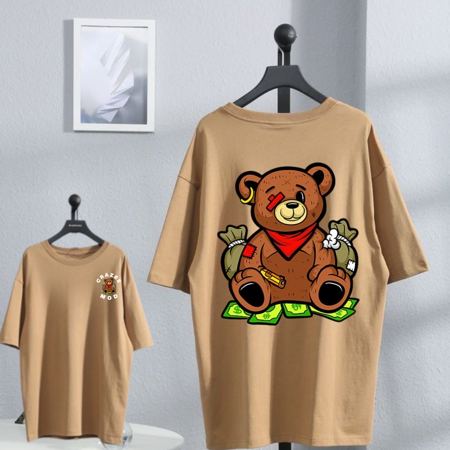 TEDDY BEAR- Oversized Women Tshirt