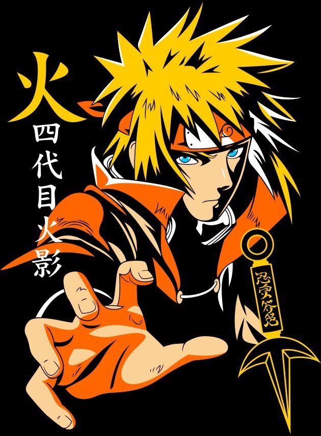 Minato Namikaze Anime- Regular Fit Men Tshirt