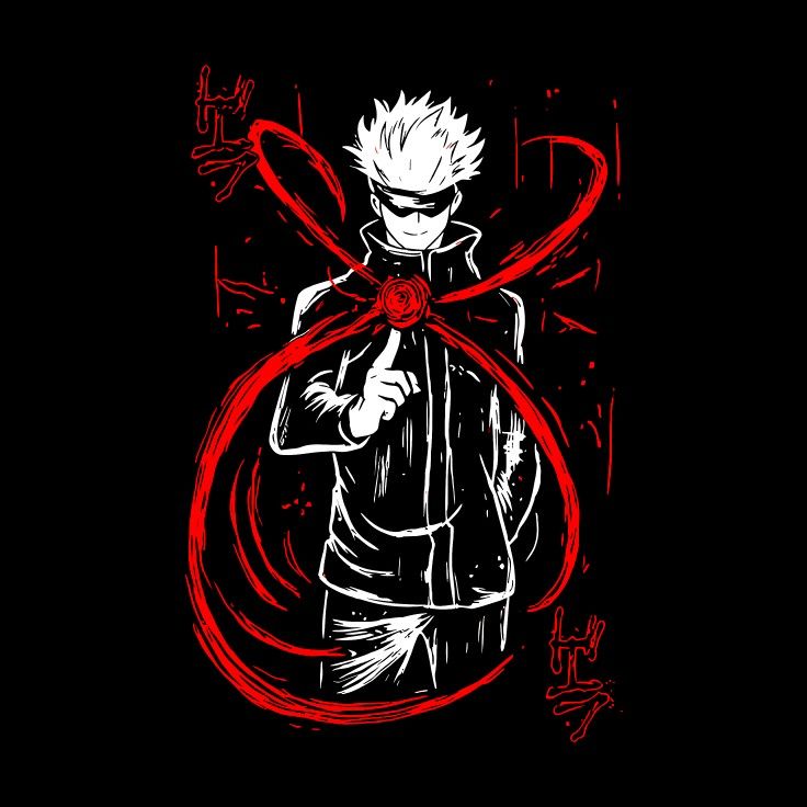 SATORU GOJO ANIME Design - Oversized Women Tshirt