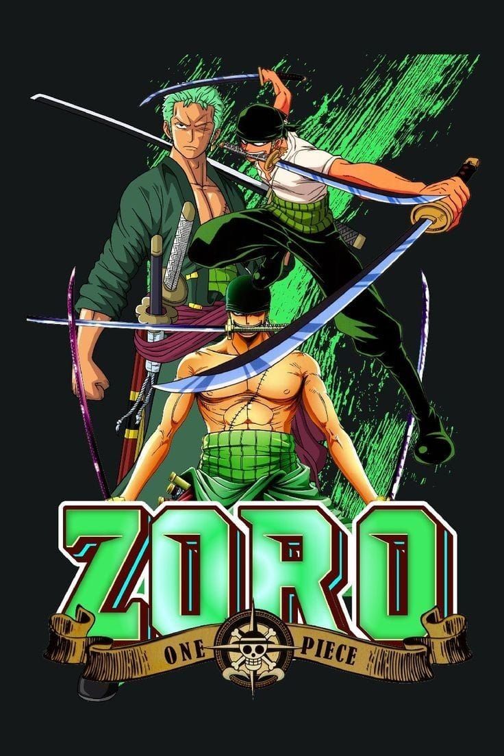 One Piece: 'Zoro"- Unisex Oversized Tshirt