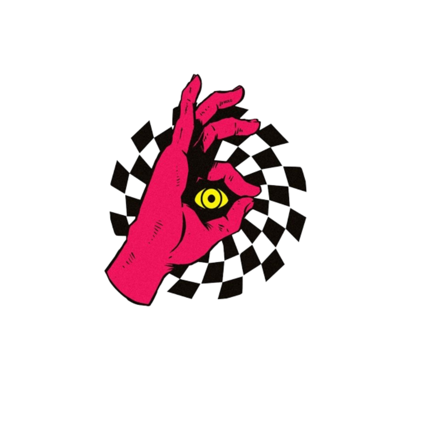 HAND EYES- Oversized Women Tshirt