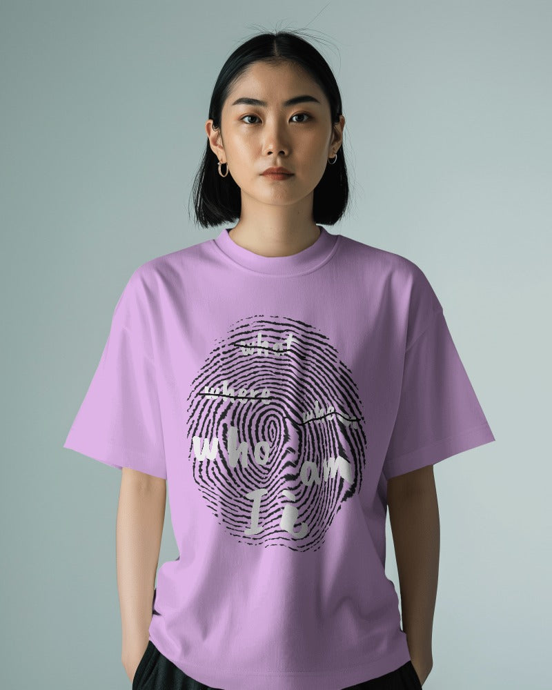 WHAT, WHERE, WHEN...WHO AM I? OVERSIZED Women Tshirt