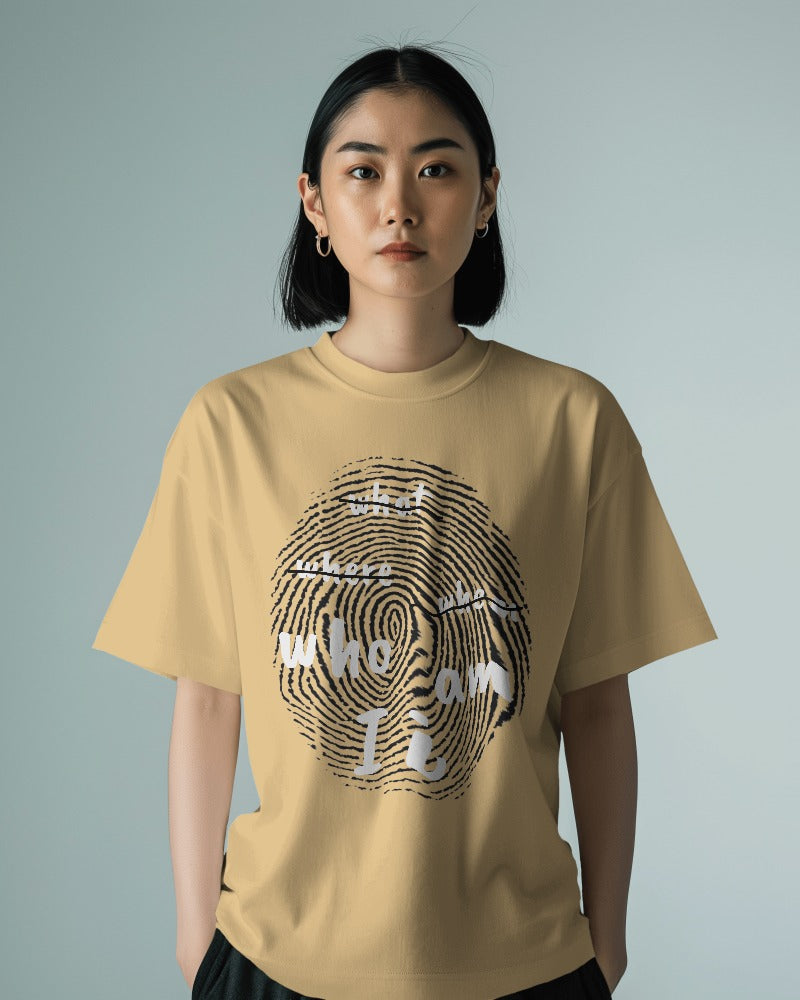 WHAT, WHERE, WHEN...WHO AM I? OVERSIZED Women Tshirt
