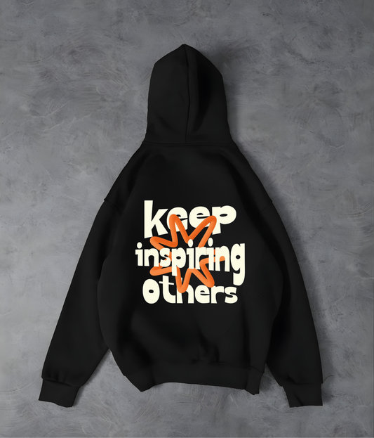 Keep inspiring others- Unisex Loose fit Hoodie