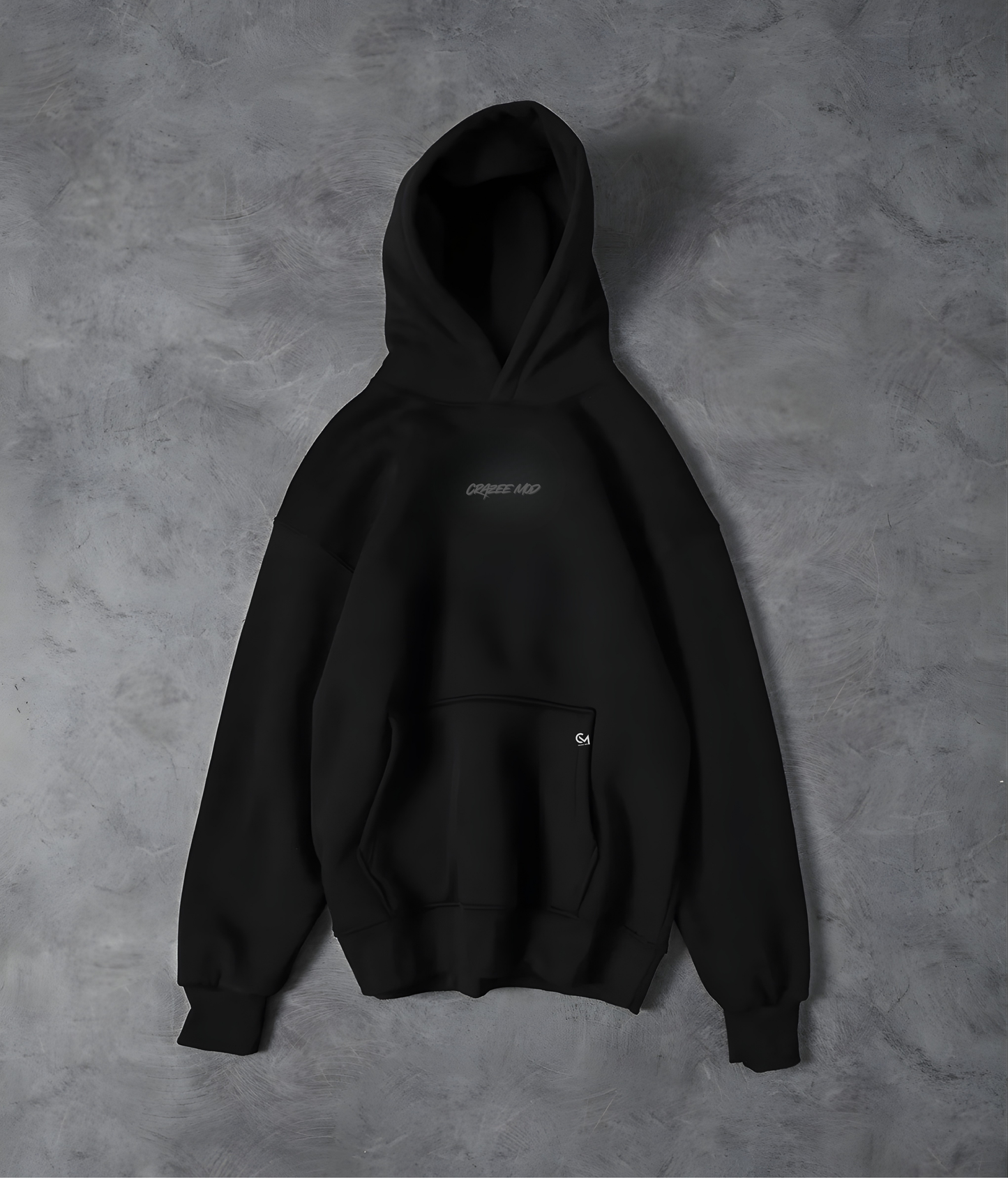 Everyday Solid Black- Unisex Loose fit Hoodie