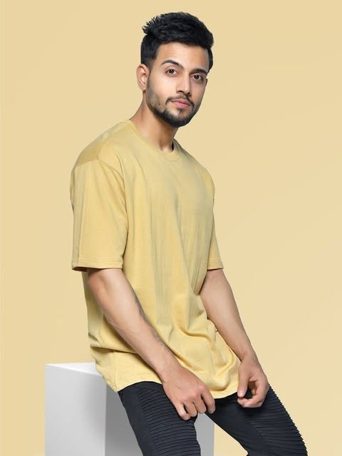 Plain Oversized Men T-Shirt