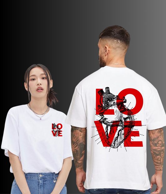 Love in Every Thread - Unisex Oversized Tshirt
