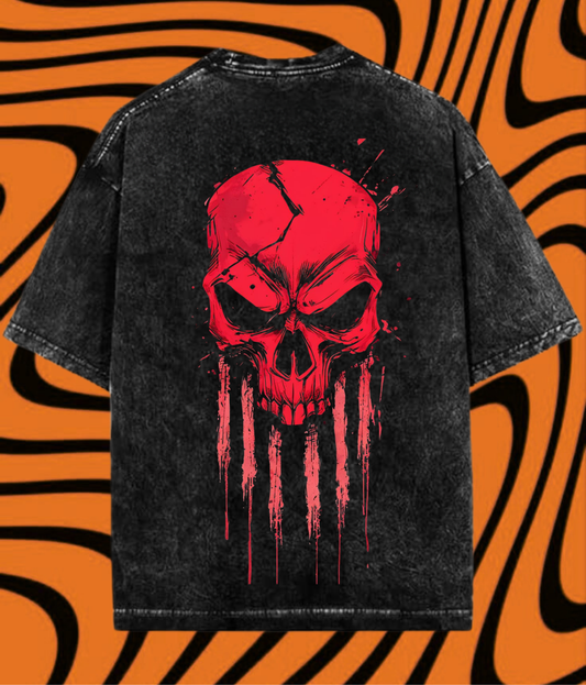" Skull "- Unisex Oversized Tshirt