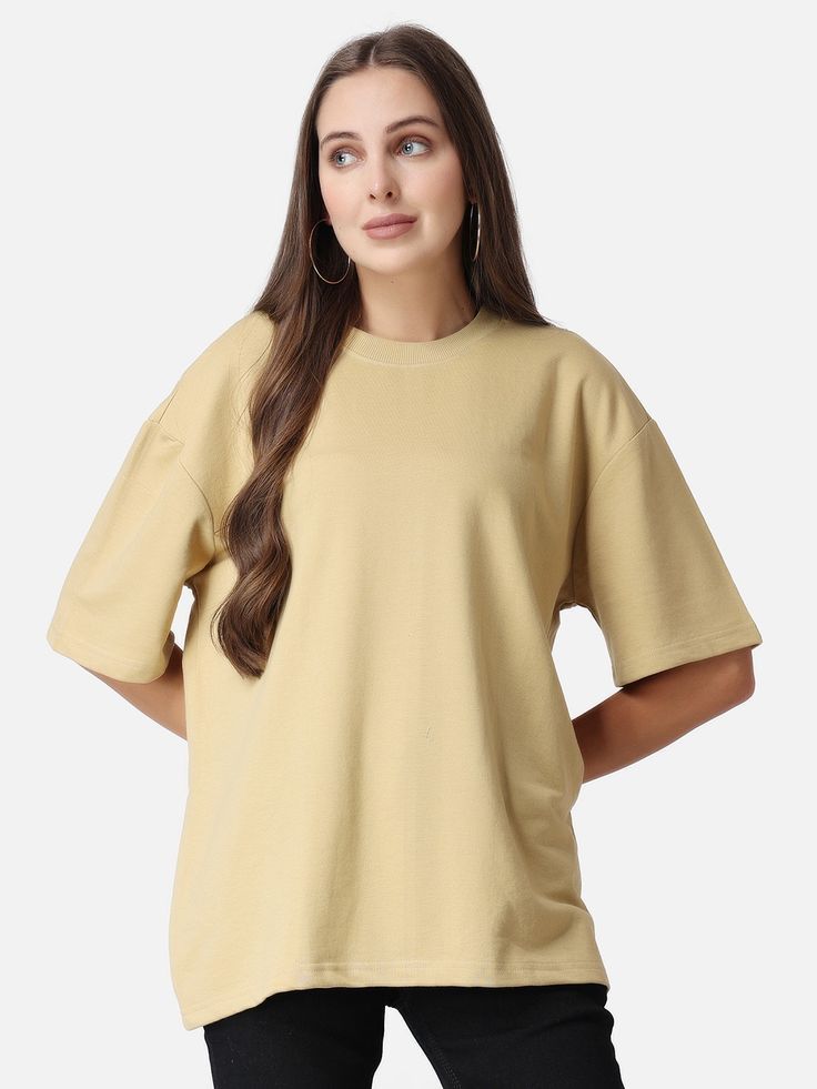 Plain Oversized Women T-Shirt