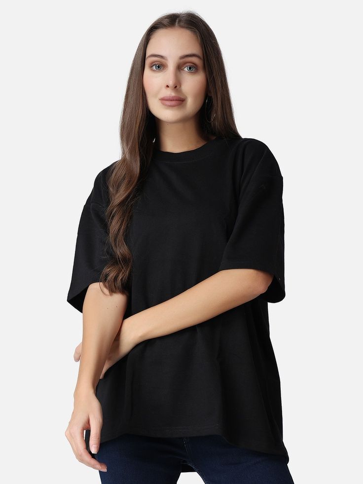 Plain Oversized Women T-Shirt