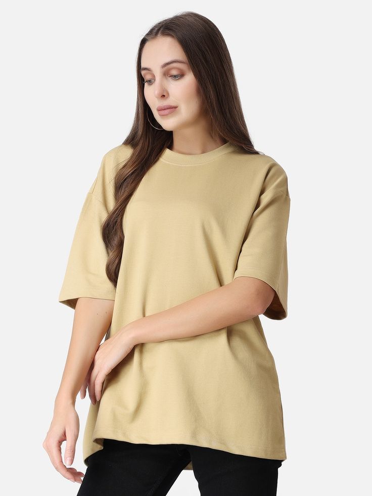 Plain Oversized Women T-Shirt