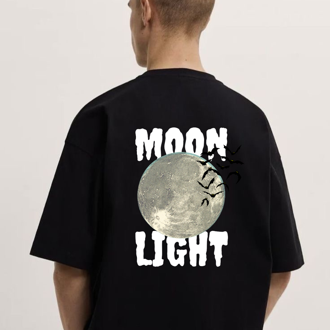 Moon Light Oversized Men Tshirt