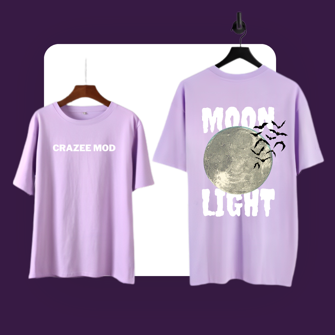 Moon Light Oversized Men Tshirt