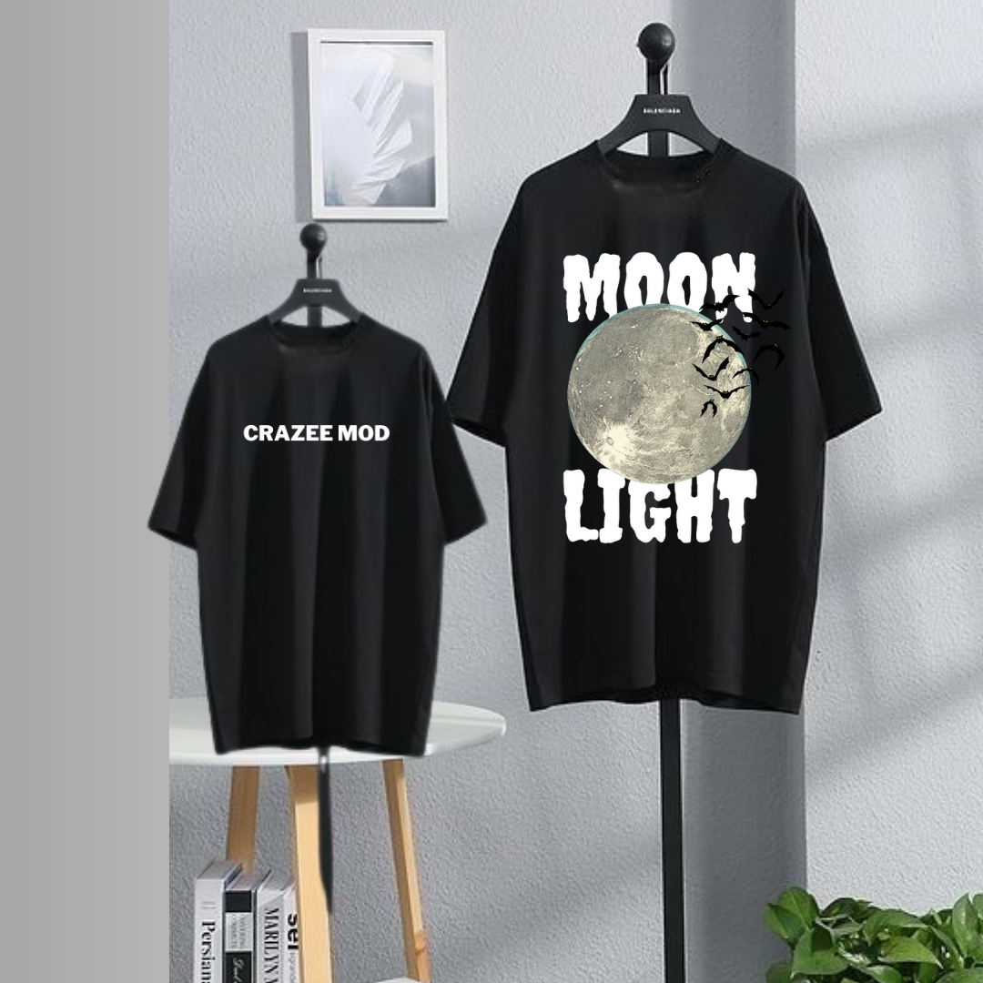 Moon Light Oversized Men Tshirt