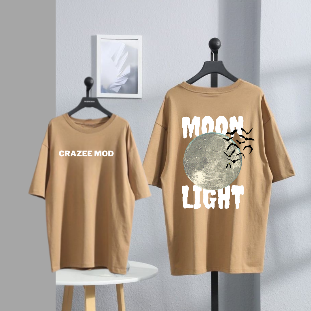 Moon Light Oversized Men Tshirt