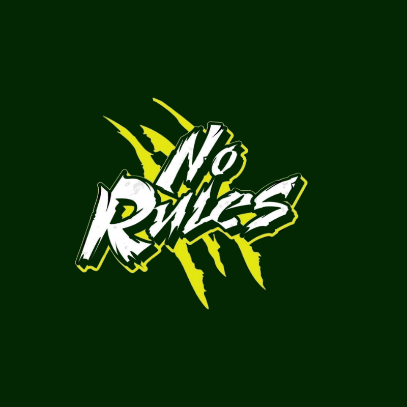 " NO RULES " - Regular Fit Men Tshirt