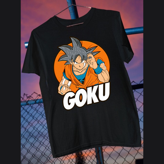 "GOKU" Anime- Regular Fit Men Tshirt