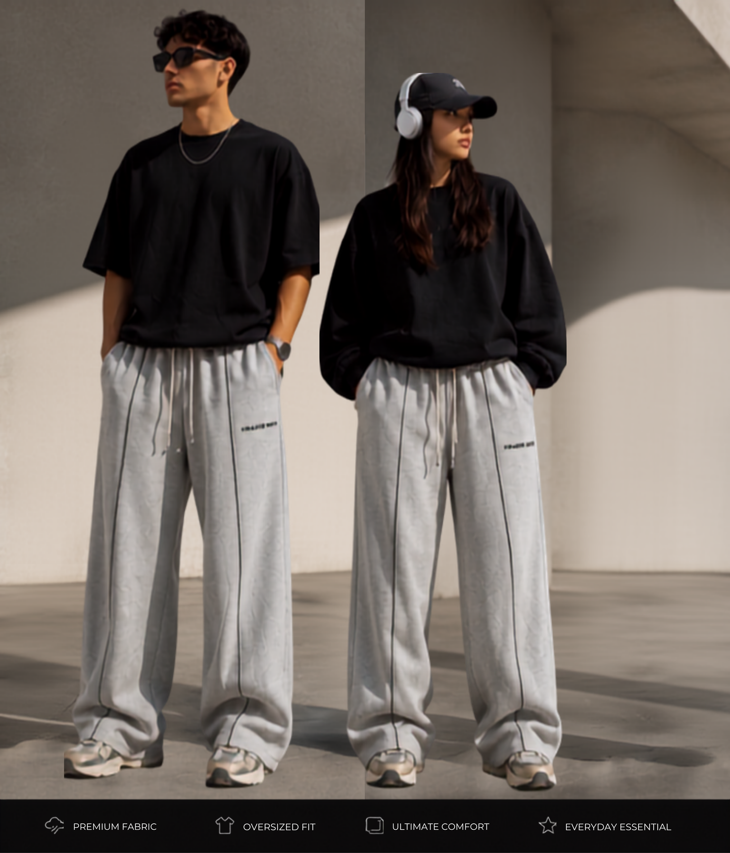 Loose Baggy Fit Unisex Joggers