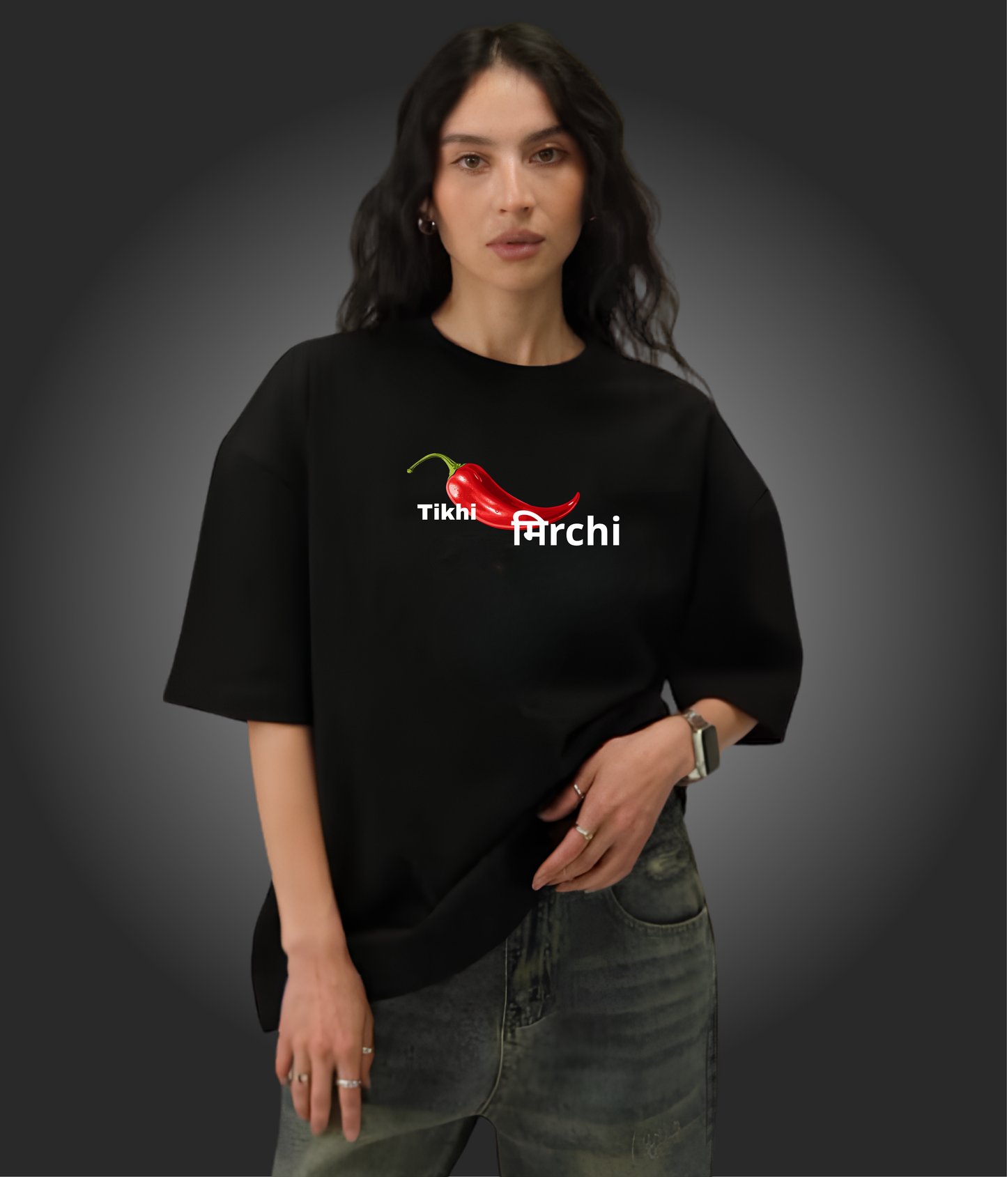 Tikhi Mirchi - Oversized Tshirt