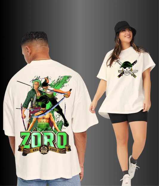 One Piece: 'Zoro"- Unisex Oversized Tshirt