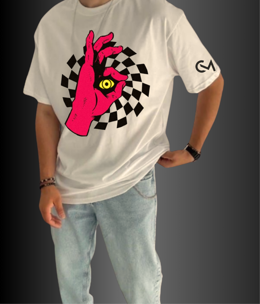 HAND EYES-  Oversized Men Tshirt