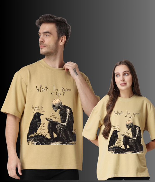 Whats the purpose of life? - Unisex Oversized Tshirt