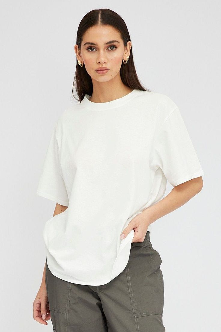 Plain Oversized Women T-Shirt