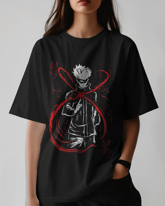 SATORU GOJO ANIME Design - Oversized Women Tshirt