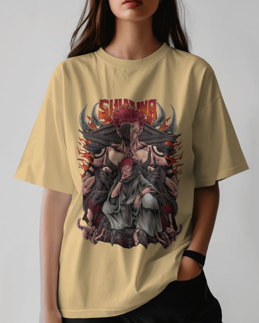 Sukuna Anime - Oversized Women Tshirt