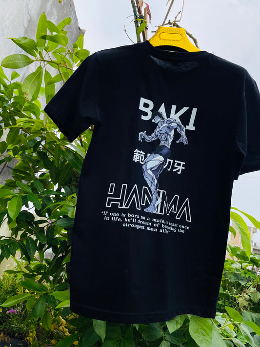 BAKI HANMA ANIME-  Regular Fit Men Tshirt