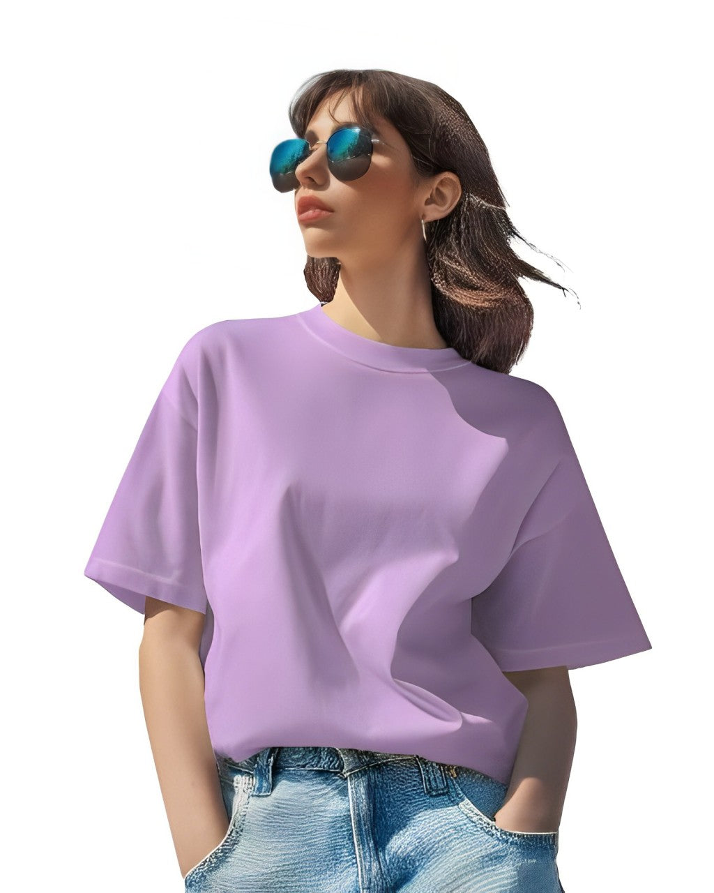 Plain Oversized Women T-Shirt