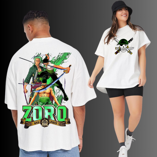 One Piece: 'Zoro"- Unisex Oversized Tshirt